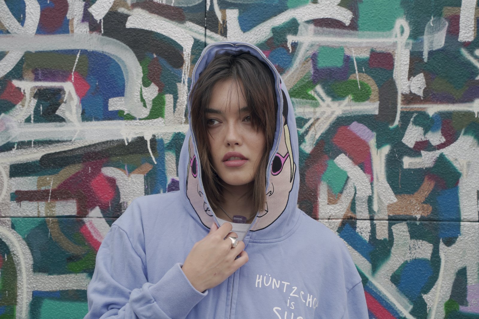 Hüntz Chop Full Zip Hoodie - Purple | Huntz Chop